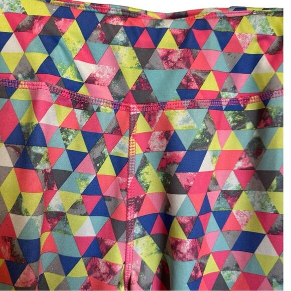 Avia Pink and Green Leggings size Large - Picture 3 of 5